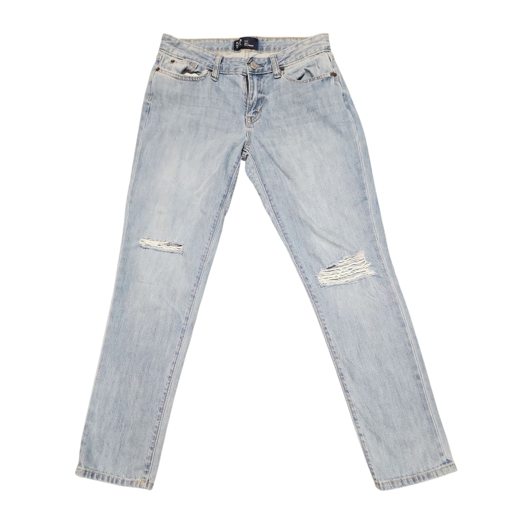 Light Blue Distressed Jeans